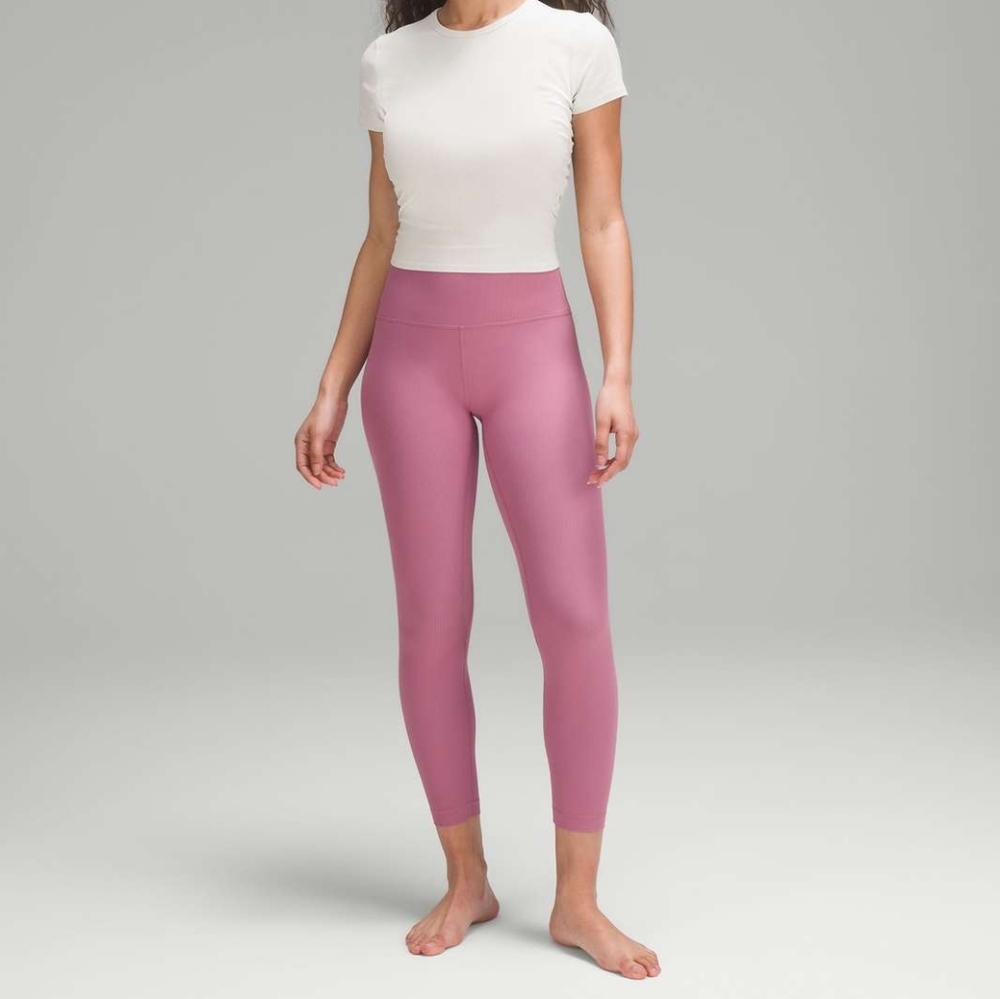 Lululemon Align Ribbed High-Rise Pant 25" Velvet Dust